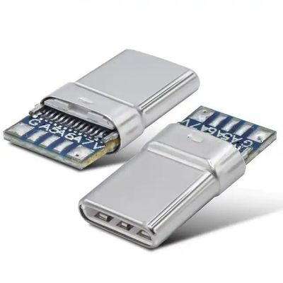 PD 3.0 USB 3.1 Type C 男性コネクタ 5ピンソルダー DIY用USB Cケーブル