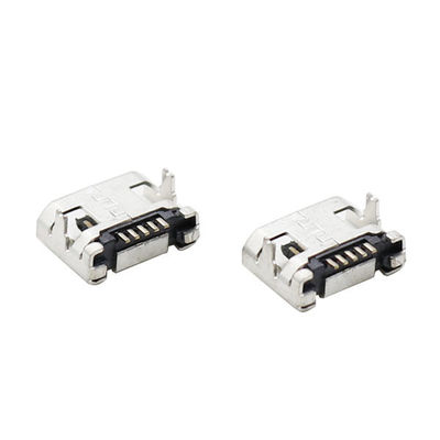 5 PinはUSBマイクロBのコネクター7.2mmピッチ小型USBのメス コネクタを浸す