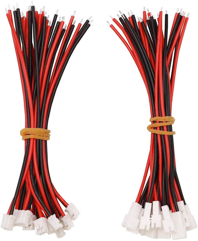 マイクロ小型JST PH XH2.0電子ワイヤー馬具2Pinのコネクターのプラグの男性のシリコーン