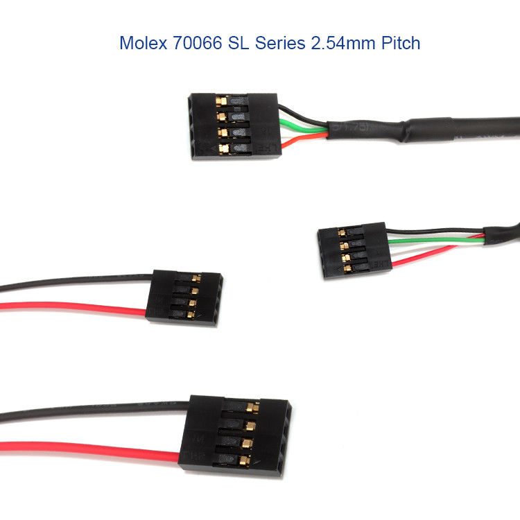 Molex 50-57-9404 SL 2.54mmの注文ワイヤー馬具4方法70066コネクター