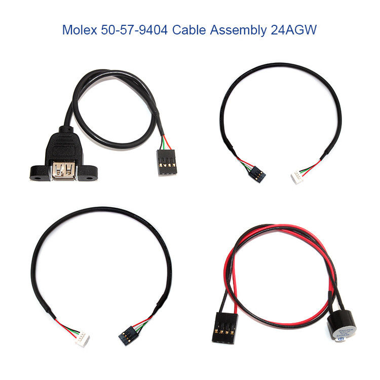 Molex 50-57-9404 SL 2.54mmの注文ワイヤー馬具4方法70066コネクター
