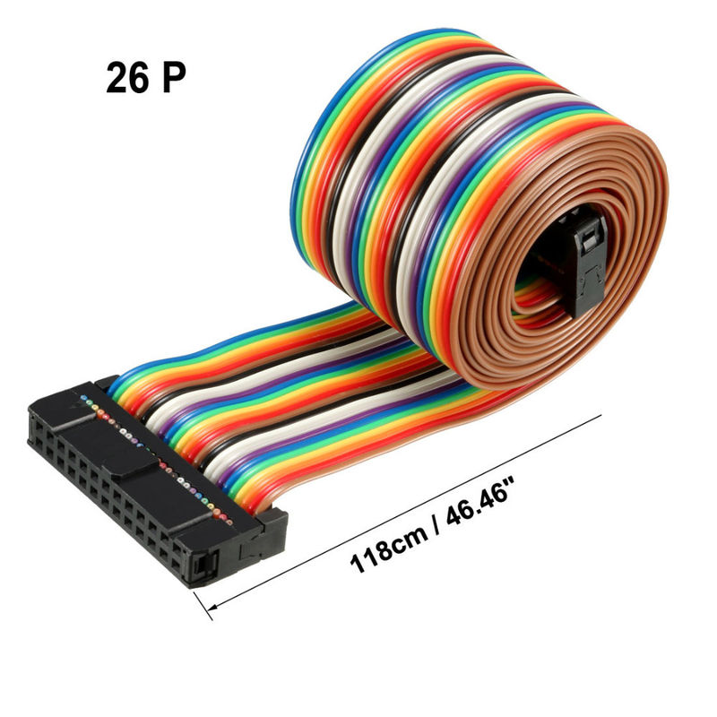24AWG AWM 2651 FFC IDCのリボン・ケーブル26 Pin 2.54mmピッチ適用範囲が広いPCBの平たい箱