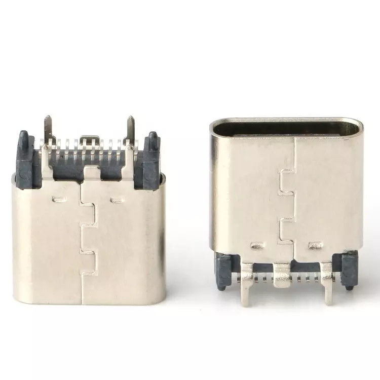 USB 3.1 女性 24pin USB C タイプ コネクタの縦のパッチの高速