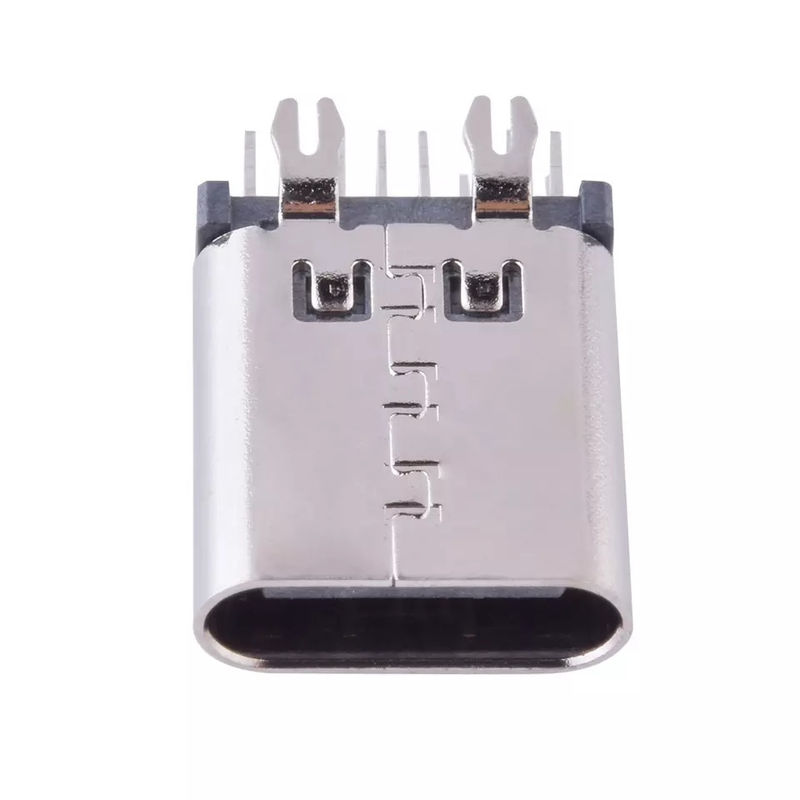 DIP 垂直マウント USB タイプ C 14 ピン コネクタ 10.5mm 180 度