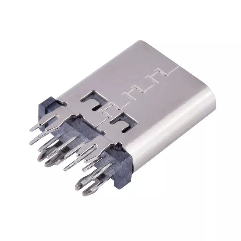 DIP 垂直マウント USB タイプ C 14 ピン コネクタ 10.5mm 180 度