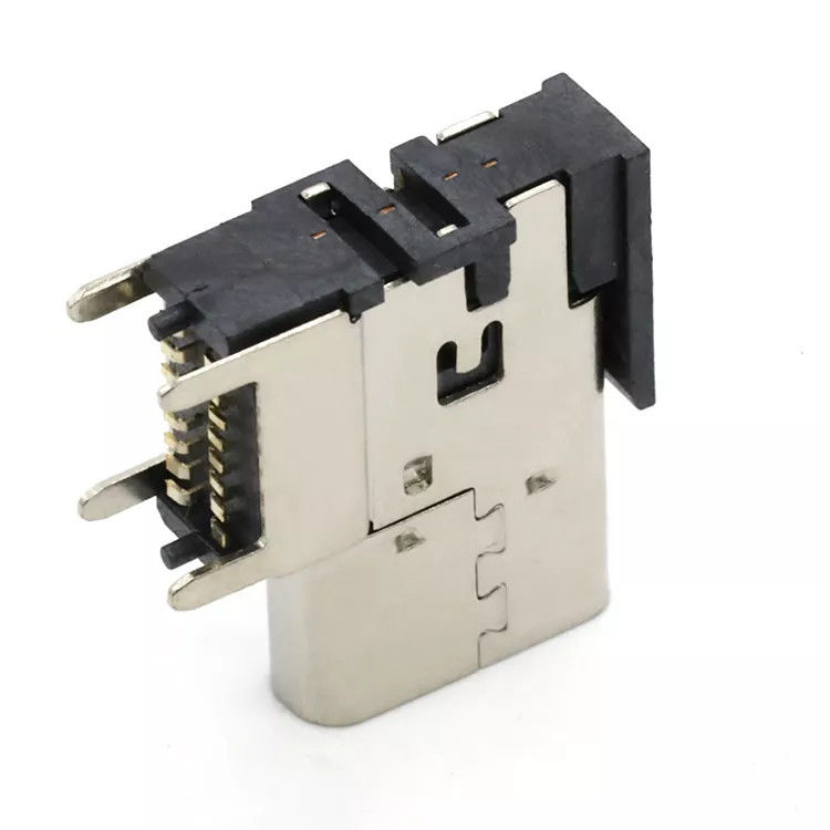 直立側面 USB 3.1 タイプ C コネクタ メス ソケット 16Pin