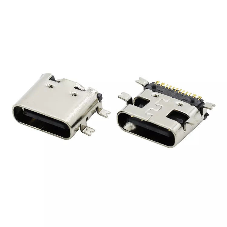 16Pin USB 3.1 リバーシブル レセプタクル C タイプ メス ソケット コネクタ SMT