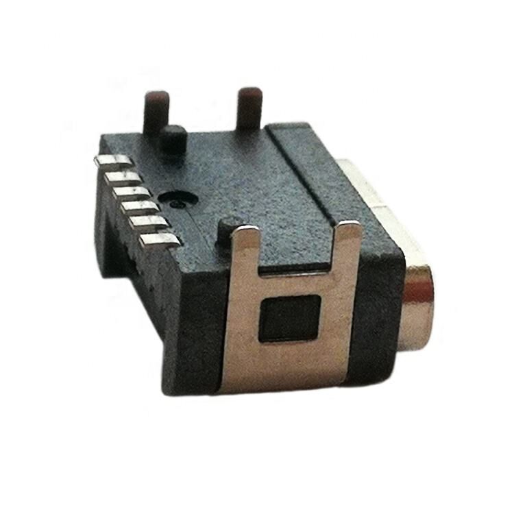 IP67防水USBコネクタ 6ピン 水平表面実装 USB Type-C メス コネクタ