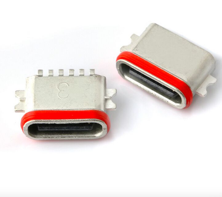 防水USBタイプC 6PフルSMTコネクタ IP67USB 3.1SMDコネクタ プロフェッショナルメーカー