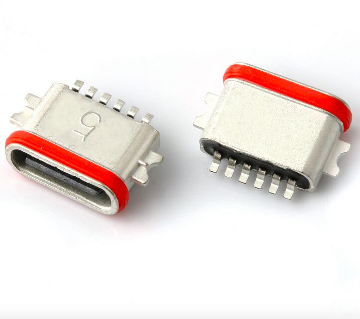 防水USBタイプC 6PフルSMTコネクタ IP67USB 3.1SMDコネクタ プロフェッショナルメーカー