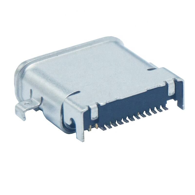 24ピン 3.1 防水 IPX7 USB C コネクタ スマートウェア PCB 充電器コネクタ はんだタイプ C