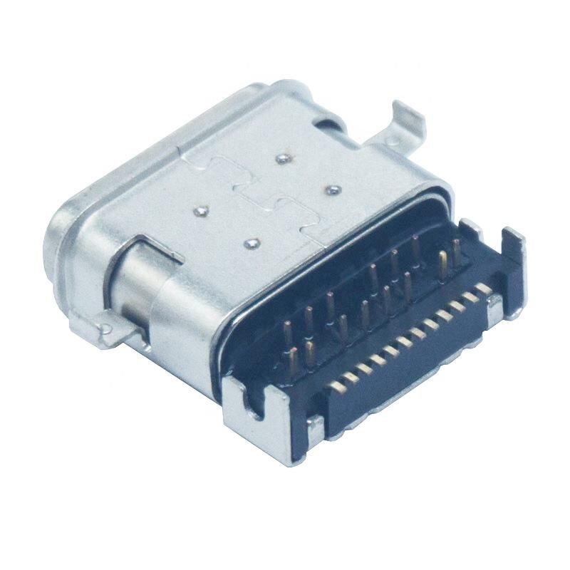 24ピン 3.1 防水 IPX7 USB C コネクタ スマートウェア PCB 充電器コネクタ はんだタイプ C
