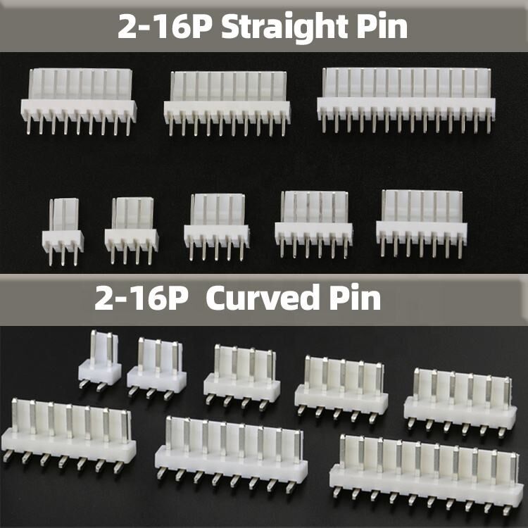 ウェハーコネクタ 1.25mm ピッチ 2-16 ピン DIP ライトアングル JST ワイヤー対基板コネクタ