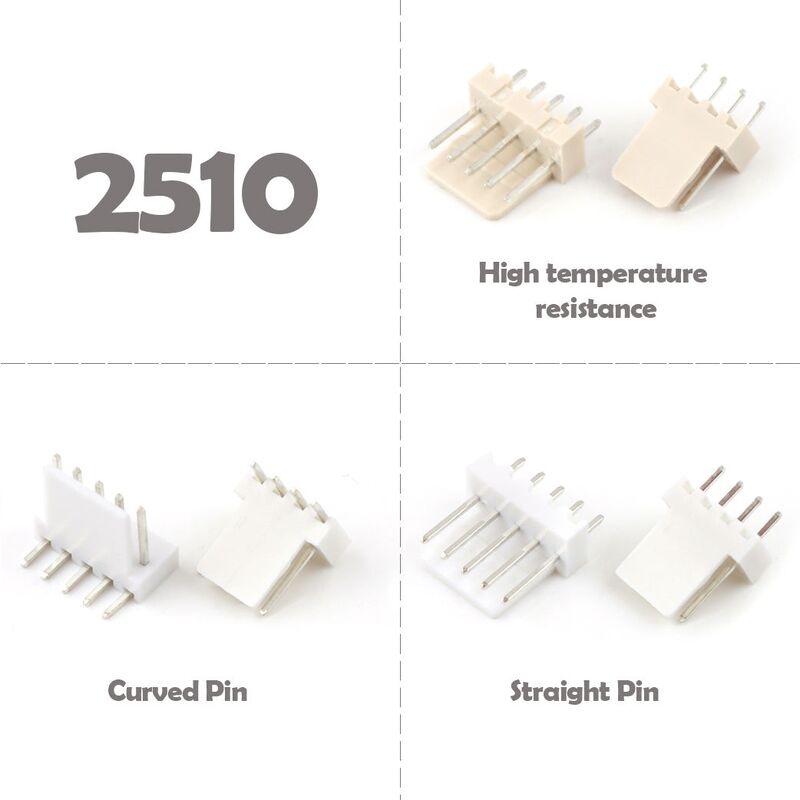 2.54mm ワイヤー・トゥ・ボード・ウェハーコネクタ LCP 垂直 90度 JST 2.5mm SMT PCBコネクタ