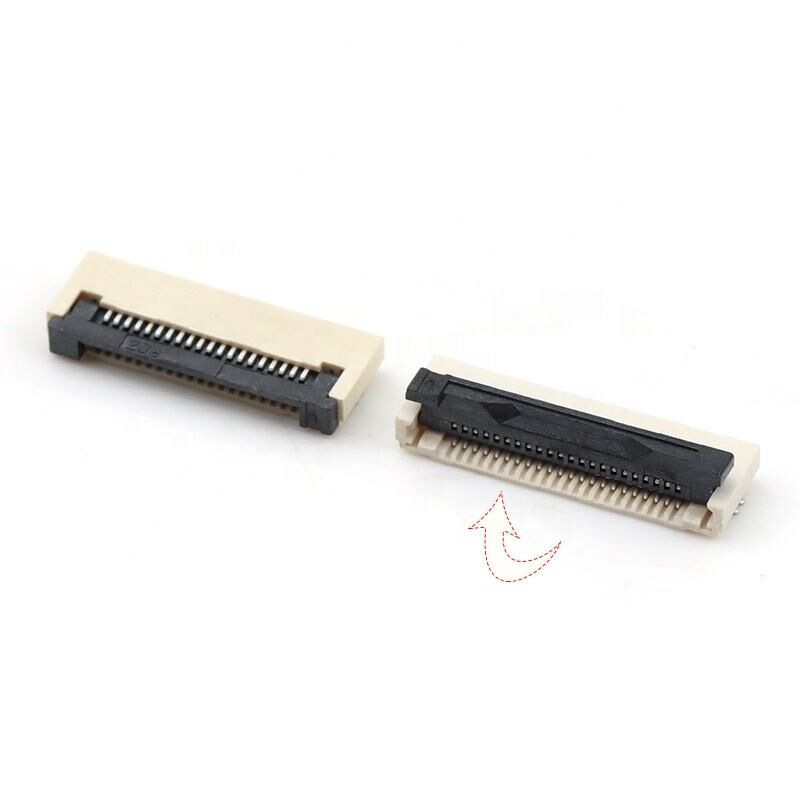 FPCコネクタ 水平フリップロック ZIFタイプ H2.0mm 4-60ピン 0.5mmピッチ FPC/FFCコネクタ