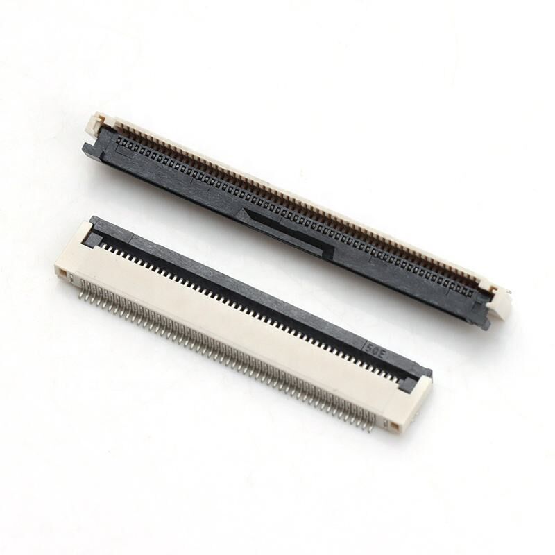 FPCコネクタ 水平フリップロック ZIFタイプ H2.0mm 4-60ピン 0.5mmピッチ FPC/FFCコネクタ