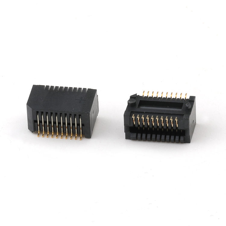 SFP SMT PCB マウント光ファイバコネクタ 20Pin SFP+ ケージ絶縁体モジュールコネクタ