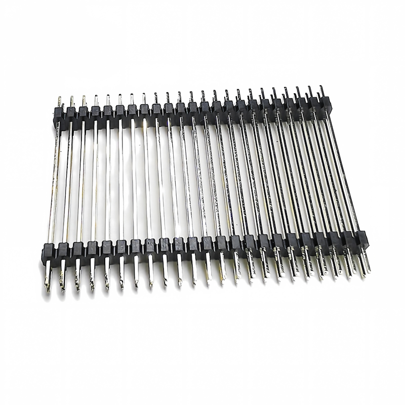 1.27mm 右角ピッチ シングル ダブルロー 40スティック PCBピン 女性ピンヘッダ接続器