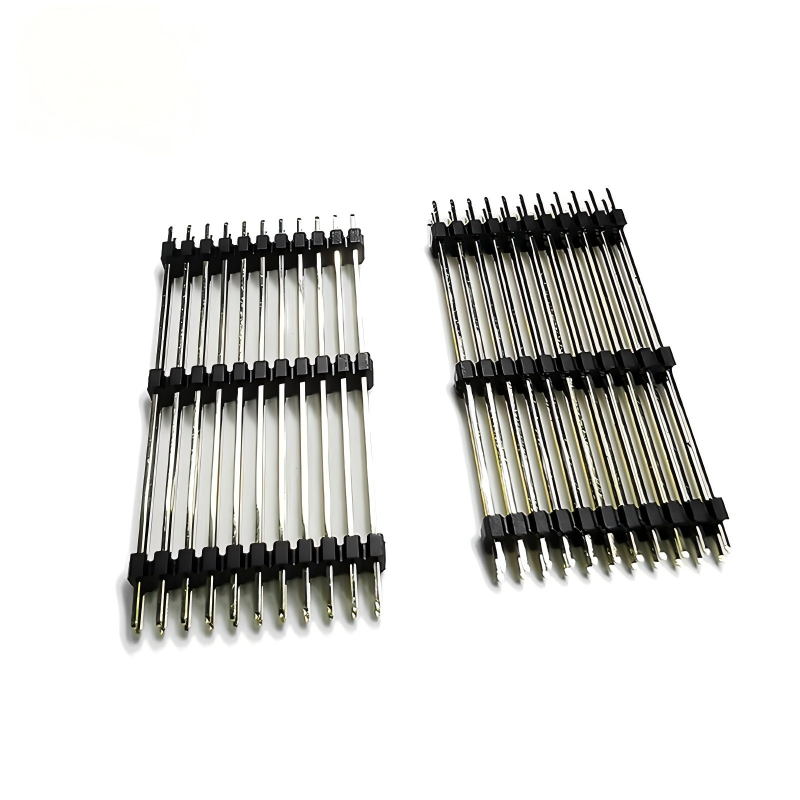 1.27mm 右角ピッチ シングル ダブルロー 40スティック PCBピン 女性ピンヘッダ接続器