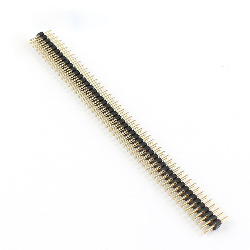 ピッチ 1.0mm 2x50ピンプレスフィットヘッダー 双列直のピンヘッダー 1mmピッチボードスペース プラスチックで2本のピンヘッダー接続器