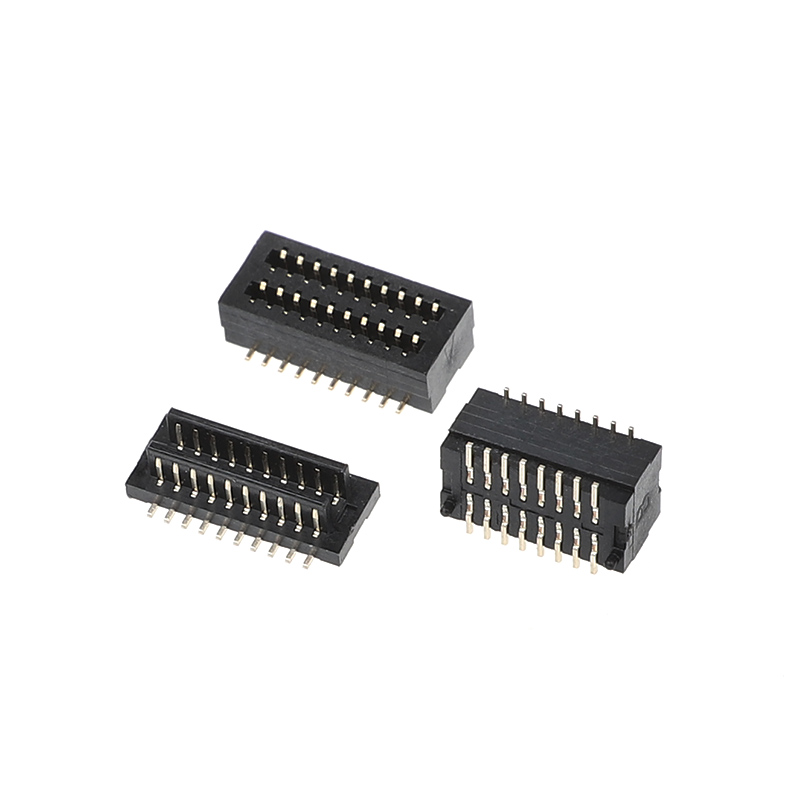 BTB ダブルスロット 0.8MM垂直SMTボード対ボードコネクタ 男性&女性 4.0H-8.5H PCBボードソケット