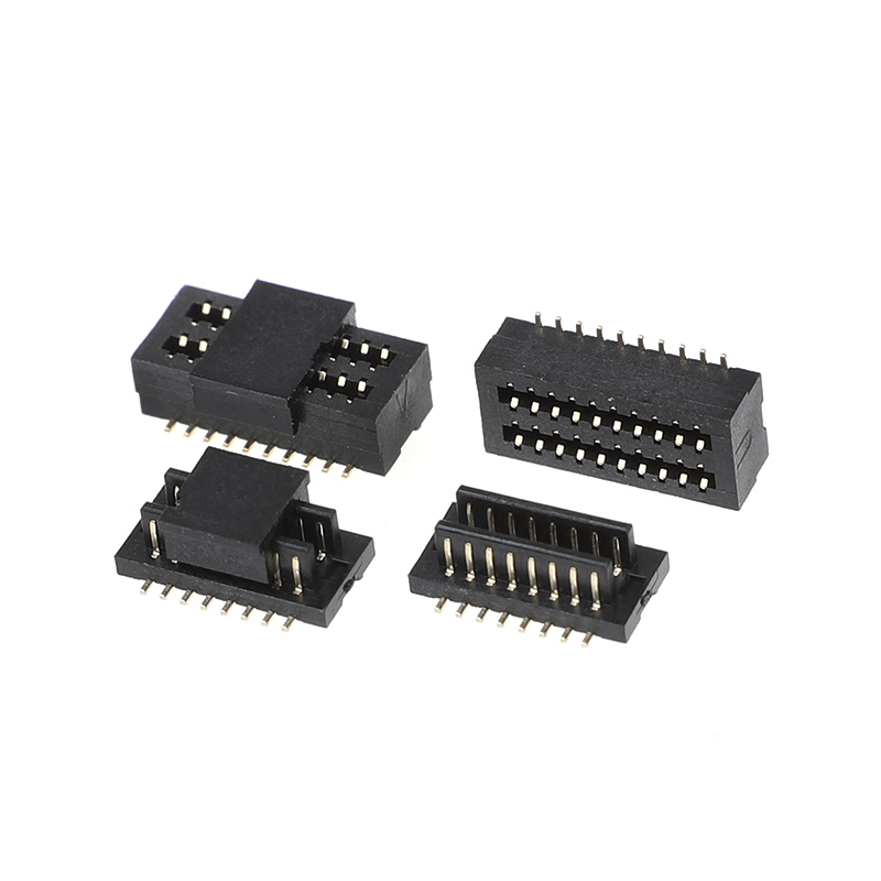 BTB ダブルスロット 0.8MM垂直SMTボード対ボードコネクタ 男性&女性 4.0H-8.5H PCBボードソケット