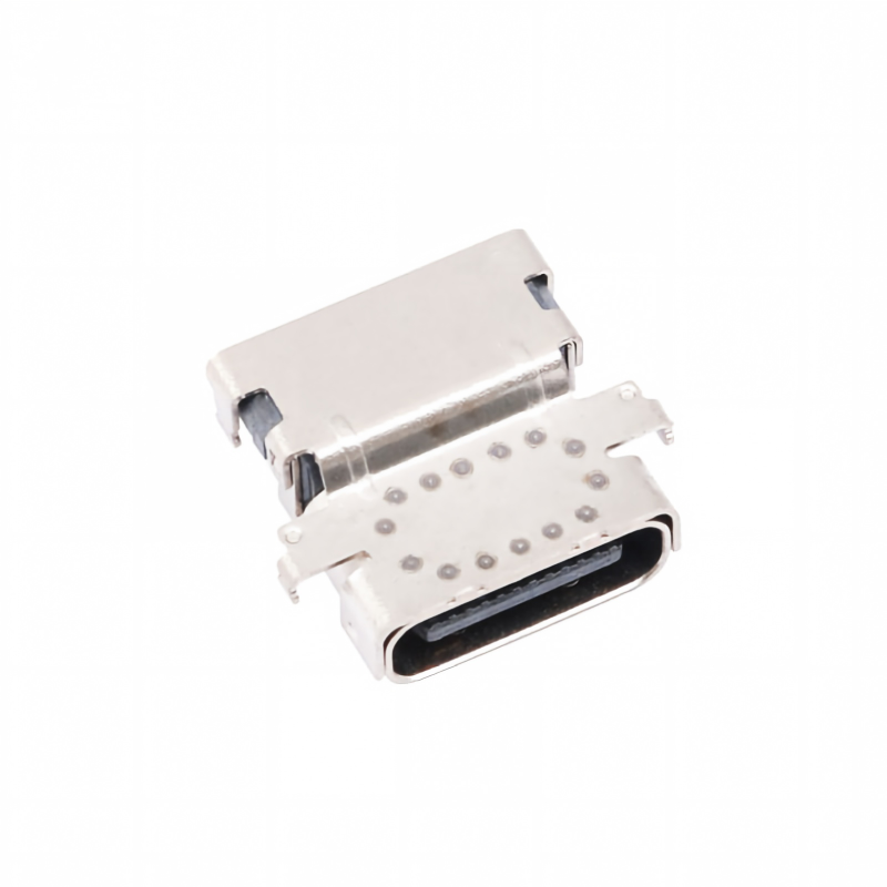 カスタマイズされたC型USB 3.2 40Gbps 防水 U4 24ピン SMT DIP PCB 女性コネクタ ゴールドプレート 5A電流
