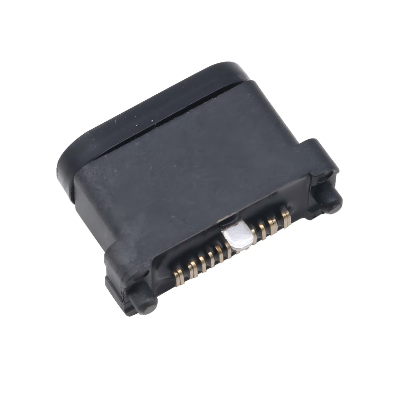 USB 3.2 Type-C 40 Gbps 防水 U4 ソケット 24ピン SMT DIP PCB メスコネクタ 金メッキ ステンレススチール 5A 100V AC