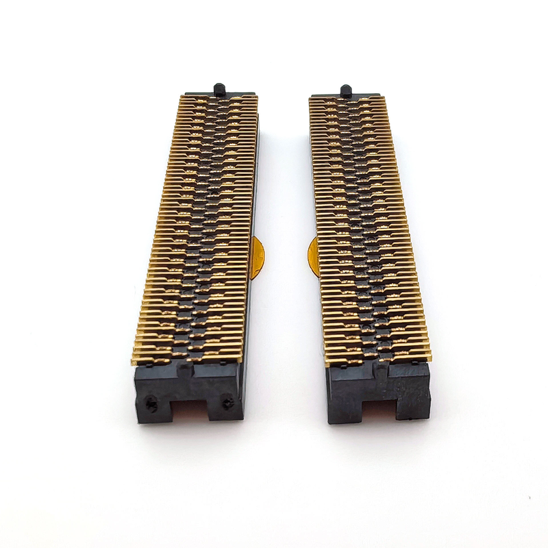 1.27mm 女性通信コネクタ 4x25P H5.08 SMT Y型 フルゴールド 1u
