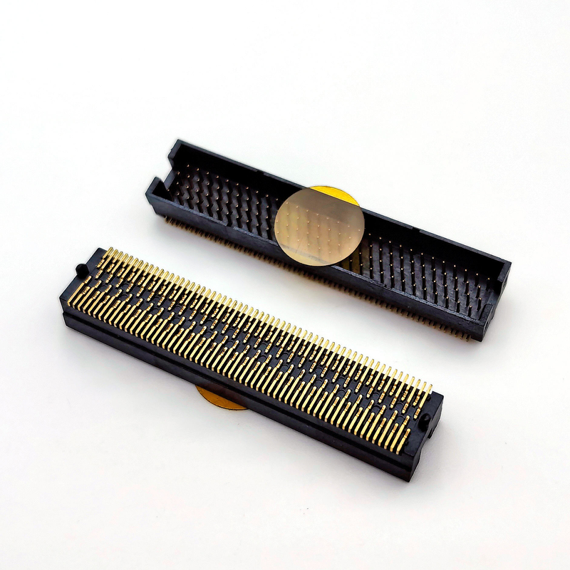 1.27mm 女性通信コネクタ 4x25P H5.08 SMT Y型 フルゴールド 1u