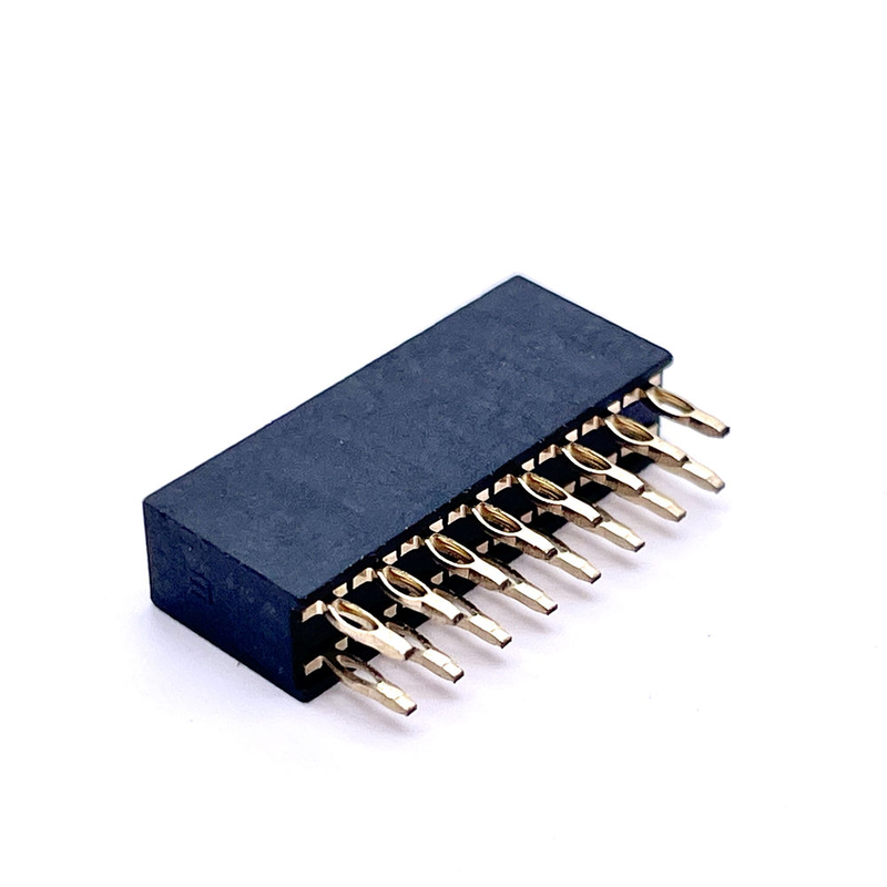 2.54mm Pitch 2*8 Pin IP68 Waterproof 3.0 Amps 120 V Female Header Connectors for PCB and BNC Antenna Connector