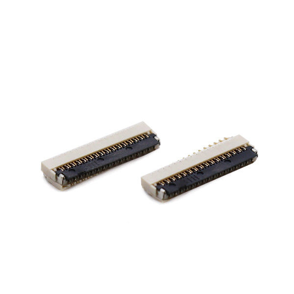 最下の接触フリップ タイプは0.3 mm FPCのコネクター13-51 Pin FFC ZIFのコネクターを投げる