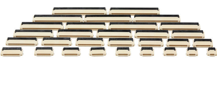 0.5mmピッチの電子札のための二重接触FFC FPCのコネクター6 Pin SMT