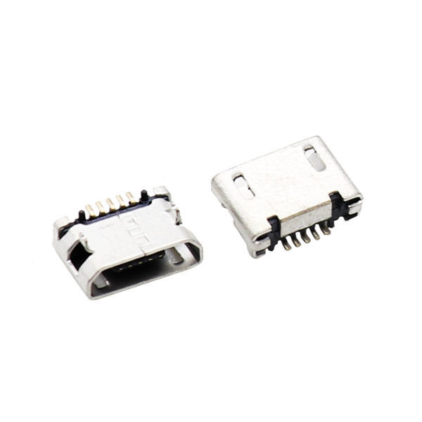 充満左舷USB小型BのソケットUL94V-0マイクロUSB 2.0 Bのタイプ5ピン コネクタ