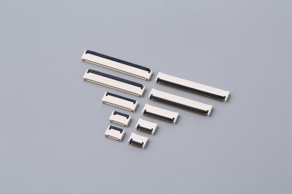 1.0 MmピッチFPCのコネクターH2.0mmの底接触ZIF 4 Pin FFCのコネクター