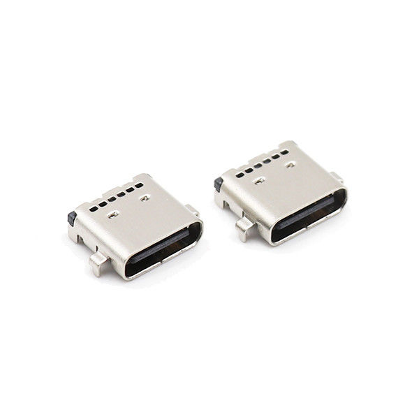 沈降のタイプSMT USBの女性のタイプCのコネクターUSBはC 24 Pinのソケットをタイプする