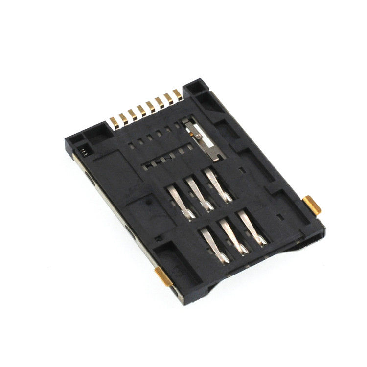 2.2mmの高さのマイクロSimカード コネクターのソケット8 Pin押しの延長タイプ