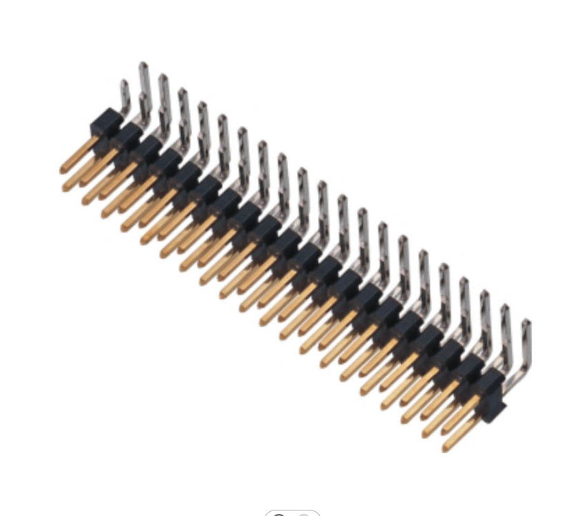三重の列2.54 Mm Pinヘッダーのすくい2 Pin PCBAの企業のための男性ヘッダーのコネクター