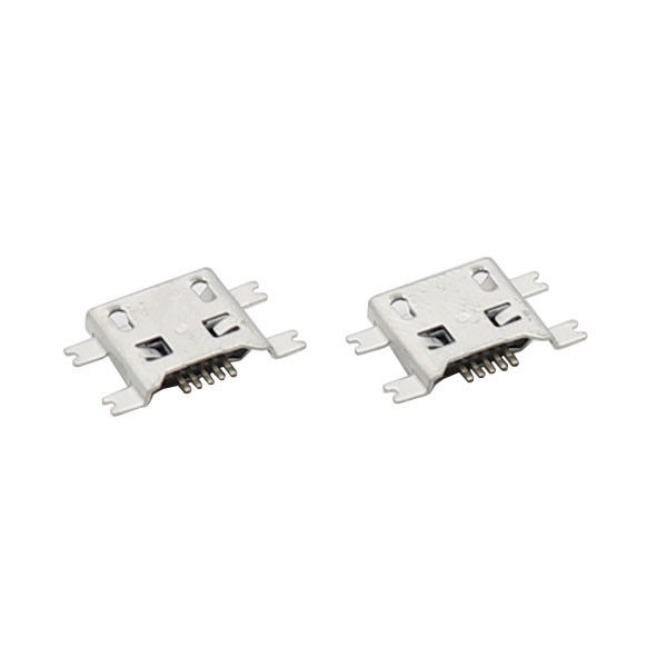 流しのタイプ パネルの台紙マイクロUSBの女性充満ソケットのコネクター1.17mm SMT