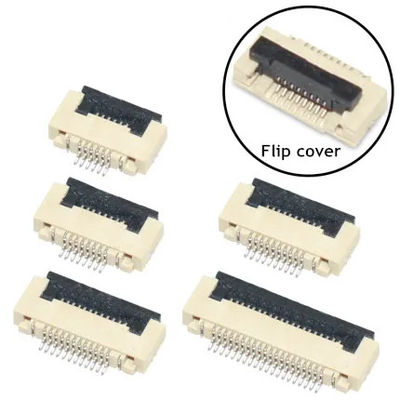 Fpcコネクタ フリップ 0.5mm pcb 4 5 6 8 10 12 14 16 18 20 22 24 26 28 30 32 34 36 40-60ピン