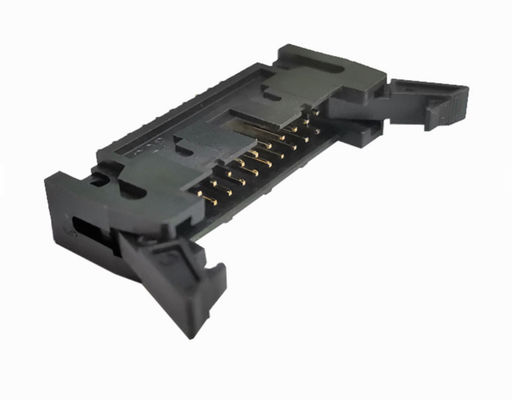 OEM UL94V-0の長い耳のイジェクターの囲い板ヘッダーのコネクターはまっすぐなタイプを浸す
